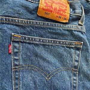 Levi's Men's 560 Classic Indigo Straight-Leg Jeans